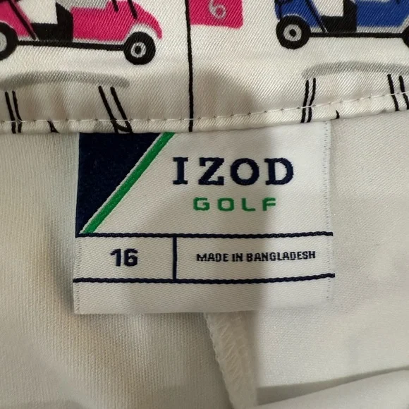 Izod Golf Cart Skort NWOT Size 16 - Picture 9 of 9